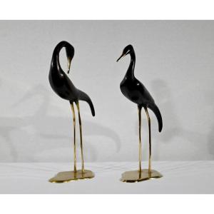 Pair Of Metal Waders - 1940