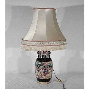 Nanjing Porcelain Lamp, China - Late 19th Century