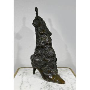 Important Bronze “the Mannequin”, Signed M. Noble – 1986