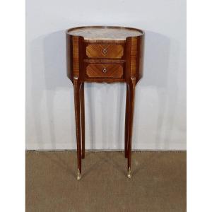Elegant Small Kidney Table In Mahogany And Rosewood - Early Twentieth