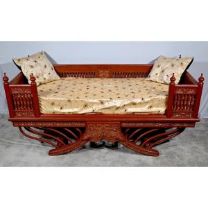 Barbed Palanquin In Teak, China - Late Nineteenth