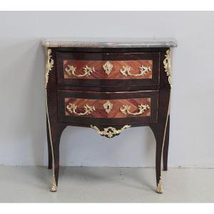 Commode Louis XV Period, Stamped Ellaume Eighteenth