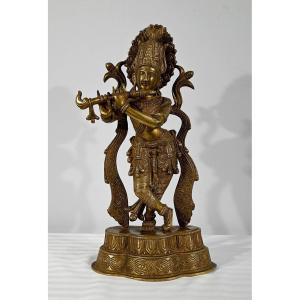 Bronze "krishna" - Late 19th Century