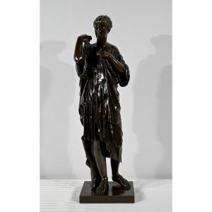 Important Bronze "diane De Gabies", After Praxiteles - Early 20th Century