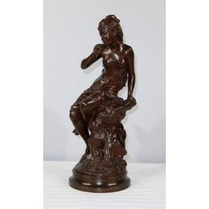 Bronze “the Source”, By M. Moreau – Mid 19th Century