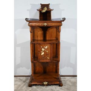 Small Asian Cabinet, Attributed To Viardot - 2nd Part Of The Nineteenth