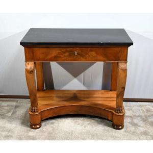 Small Property Console In Walnut, Restoration Period – Early 19th Century
