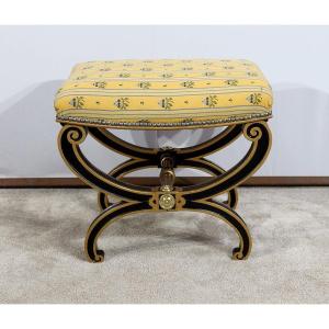 Curule Stool, Napoleon III Period – Mid-19th Century