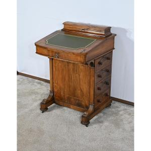 Victorian Davenport Walnut Desk, England – 1st Part 19th