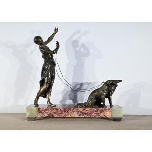 Regulate And Marble Sculpture, Art Deco – Early 20th Century