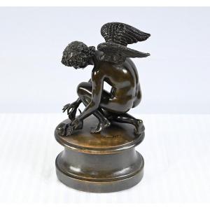 Bronze “love”, Signed Ad.chaudet – 19th
