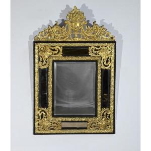 Mirror With Brass Beads, Napoleon III Period – Mid-19th Century