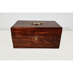 Small Chest In Solid Cuban Mahogany – Late 19th Century
