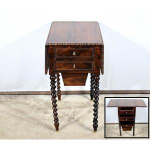 Small Rosewood Living Room Table, Restoration Period – Early 19th Century