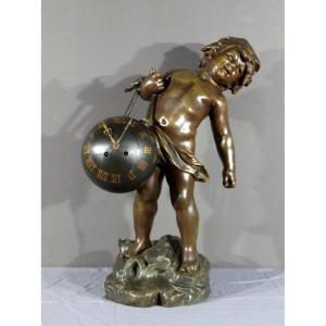 Regulate Clock, Signed A. Moreau – Late 19th Century