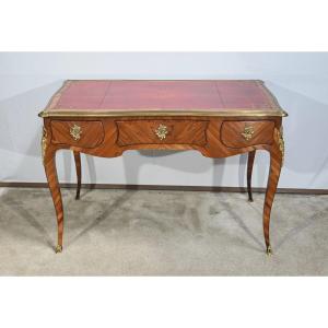 Middle Desk In Precious Wood, Louis XV Style – Early 20th Century