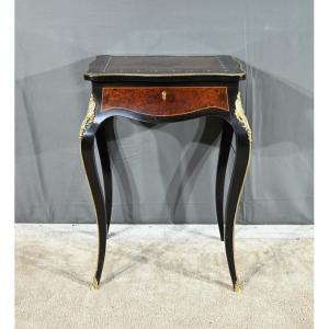 Small Middle Worker In Pear Wood And Amboyna, Napoleon III Period – Mid-19th Century