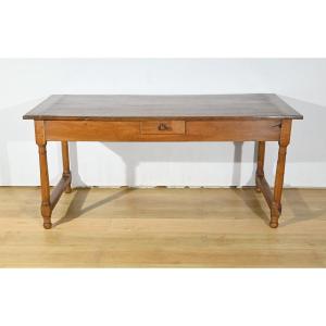 Louis XIV Style Cherry Wood Farmhouse Table – Early 19th Century