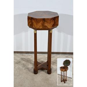 Small Mahogany Powder Table, Empire Style – 2nd Half Of The 19th Century