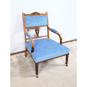 Small Rosewood Armchair, Restoration Period – Early 19th Century