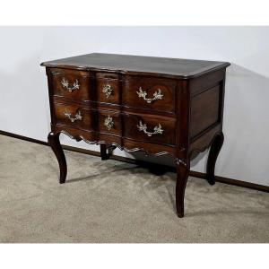 Louis XV Period – 18th Century Amaranth And Mahogany Sauteuse Chest Of Drawers