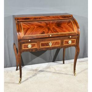 Louis XV Period Mahogany And Rosewood Cylinder Desk – Part 1, 18th Century