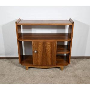 Small Walnut Serving Cabinet, Art Deco – 1940