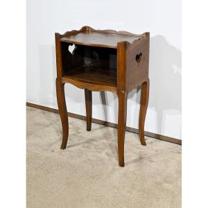Small Snack Table In Solid Walnut, Louis XV Period – 18th Century
