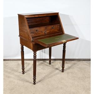 Small Mahogany Lady's Desk, Louis-philippe Period – Part 1 Of The 19th Century