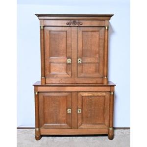 Two-body Oak Property Buffet, Empire Period – Part 1 Of The 19th Century
