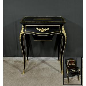 Blackened Pearwood Worker, Napoleon III Period – Mid-19th Century