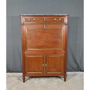 Mahogany Secretary, Louis XVI Period – Late 18th Century