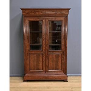 Mahogany Glass Bookcase, Restoration Period – Part 1, 19th Century