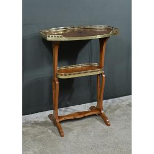 Louis XVI Style Mahogany Veneer Coffee Table – Late 19th Century