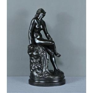 Bronze “eurydice” By F. Roubaud – Mid-19th Century