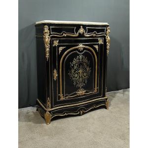 Blackened Pearwood Sideboard, Napoleon III Period – Mid-19th Century