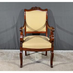 Mahogany Office Chair, Restoration Period – Early 19th Century