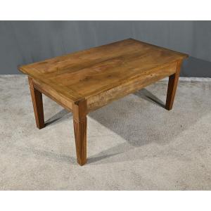 Walnut Coffee Table, Louis XVI Style - 19th Century