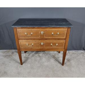 Small Regional Chest Of Drawers In Walnut, Louis XVI Style – Early 19th Century