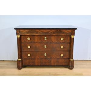 Mahogany Chest Of Drawers, Empire Period – Early 19th Century