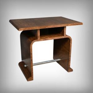Art Deco Walnut Coffee Table - 1940