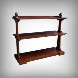 Victorian Mahogany Serving Trolley, England - Part 2 Of The 19th Century