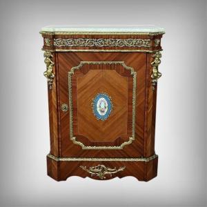 Mahogany Sideboard, Napoleon III Period – 2nd Part Of The 19th Century