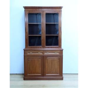Victorian Mahogany Two-body Bookcase, England – Mid-19th Century