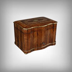 Marquetry Cigar Humidor, Napoleon III Period – Mid-19th Century