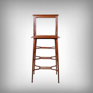 Mahogany Display Case, Art Nouveau – 1900