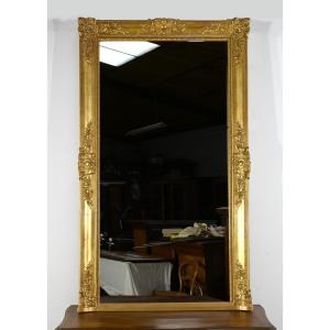 Important Gilt Mirror, Louis XIV Style – Mid-19th Century