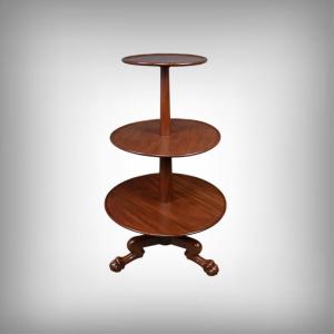 Mahogany Mute Servant, Chippendale Style, England - Late 19th Century