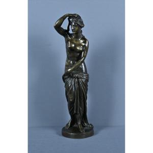Important Bronze Sculpture "venus Emerging From The Bath" – Part 2, 19th Century
