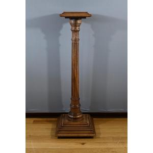 Walnut Column, Louis XVI Style – 1920